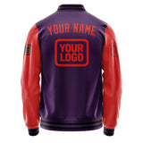 Custom Purple Orange Red Jacket JA070712071717121217