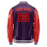 Custom Purple Orange Red Jacket JA070712071818121218