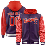 Custom Purple Orange Red Jacket