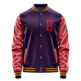 Custom Purple Red Jacket JA070714071917141417