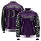 Custom Purple Black Jacket