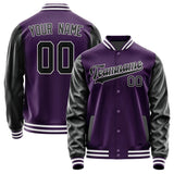 Custom Purple Black Jacket