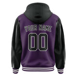 Custom Purple Black Jacket