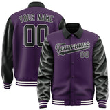 Custom Purple Black Jacket