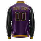Custom Purple Black Jacket JA0707170719B31917