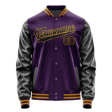 Custom Purple Black Jacket JA0707170719B31917