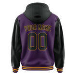 Custom Purple Black Jacket