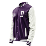 Custom Purple White Jacket JA070718071818181818