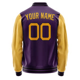 Custom Purple White Jacket JA0707180719B21918