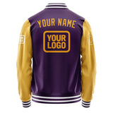 Custom Purple Yellow Jacket JA070719071818191918