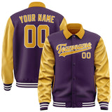 Custom Purple Yellow Jacket