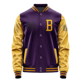 Custom Purple Yellow Jacket JA070719071917191917