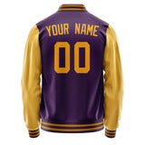 Custom Purple Yellow Jacket JA0707190719B31919