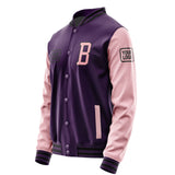 Custom Purple Light Pink Jacket JA070721071717212117