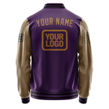 Custom Purple Khaki Jacket JA070722071717222217