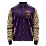 Custom Purple Khaki Jacket JA070722071717222217