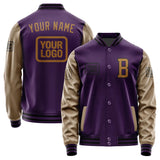 Custom Purple Khaki Jacket JA070722071717222217