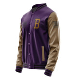 Custom Purple Khaki Jacket JA070722071717222217