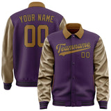 Custom Purple Khaki Jacket