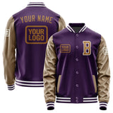 Custom Purple Khaki Jacket JA070722071818222218