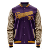 Custom Purple Khaki Jacket JA0707220719B31922