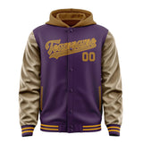 Custom Purple Khaki Jacket