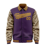 Custom Purple Khaki Jacket