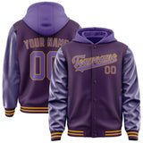 Custom Purple Light Purple Jacket