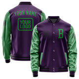 Custom Purple Emerald Green Jacket JA070724071717242417