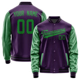 Custom Purple Emerald Green Jacket