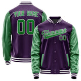 Custom Purple Emerald Green Jacket