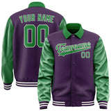 Custom Purple Emerald Green Jacket