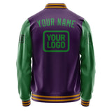 Custom Purple Emerald Green Jacket JA070724071917242417