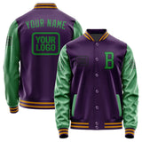 Custom Purple Emerald Green Jacket JA070724071917242417