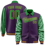 Custom Purple Emerald Green Jacket