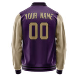 Custom Purple Light Khaki Jacket JA0707250717B31725