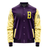 Custom Purple Light Yellow Jacket JA070726071717262617