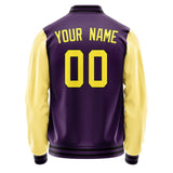 Custom Purple Light Yellow Jacket JA0707260717B31726