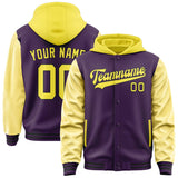 Custom Purple Light Yellow Jacket