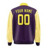 Custom Purple Light Yellow Jacket
