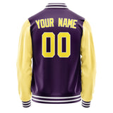 Custom Purple Light Yellow Jacket JA0707260718B31826