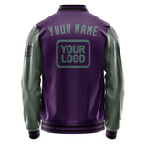 Custom Purple Blue Green Jacket JA070727071717272717