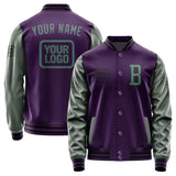 Custom Purple Blue Green Jacket JA070727071717272717