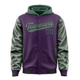 Custom Purple Blue Green Jacket