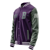 Custom Purple Blue Green Jacket JA070727071818272718