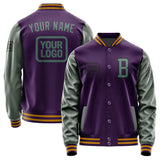 Custom Purple Blue Green Jacket JA070727071917272717