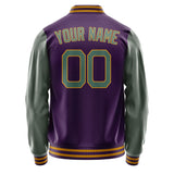 Custom Purple Blue Green Jacket JA0707270718B21827