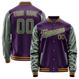 Custom Purple Blue Green Jacket JA0707270719B31927