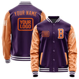 Custom Purple Orange Jacket JA070728071818282818