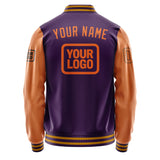 Custom Purple Orange Jacket JA070728071917282817